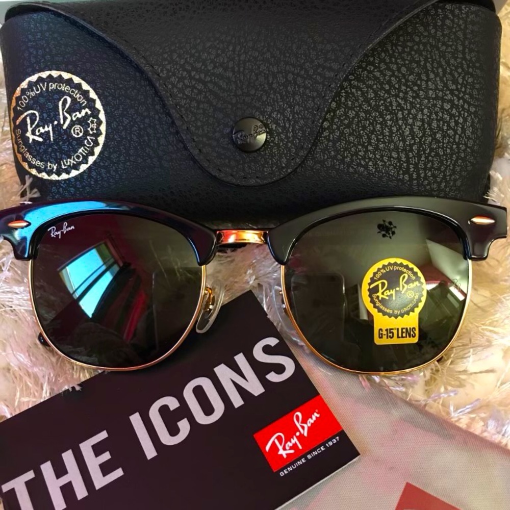 Ray Ban/ clubmaster/ 50mm size/ black